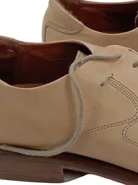Borelli Herren Schnürschuhe Business Gr. 42 Beige Leder 3