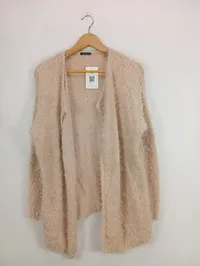 Bianca Strickjacke Damen Gr. 42 Rosa Casual Langarm Cardigan 3