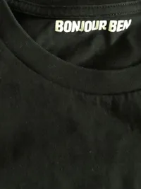 Bonjour Ben Herren T-Shirt Gr. M Schwarz 'Apero s.v.p.!' Casual 3