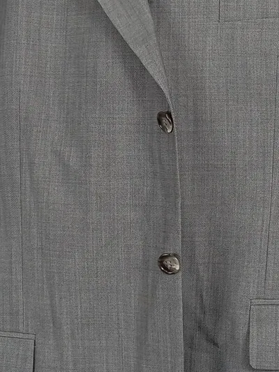 Odermark Anzug Herren Business Grau Nadelstreifen Schurwolle Gr. 62/6XL