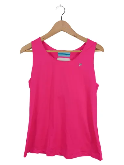 FILA Damen Sportshirt Tanktop Gr. 40 Pink Ärmellos Sport