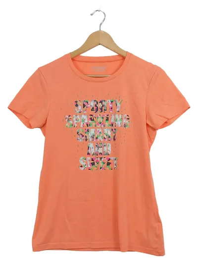 Energetics Sport Shirt Kinder Gr. 176 Orange Kurzarm Sportlich