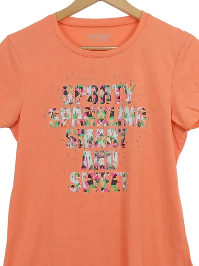 Energetics Sport Shirt Kinder Gr. 176 Orange Kurzarm Sportlich