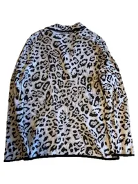 Gerry Weber Damen Blazer Animal Print Langarm Baumwolle Mehrfarbig Gr. 38 5