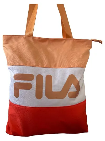 FILA Sporttasche Tragetasche Damen Mehrfarbig Polyester Logo 40x40 cm Casual
