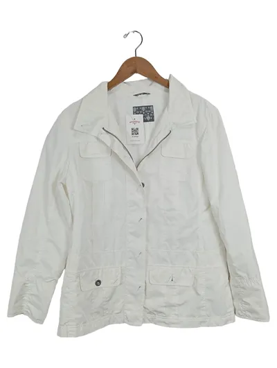 Cecilia classic Damen Leichte Jacke Gr. 40 Weiß Casual