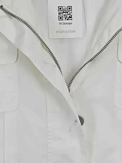 Cecilia classic Damen Leichte Jacke Gr. 40 Weiß Casual