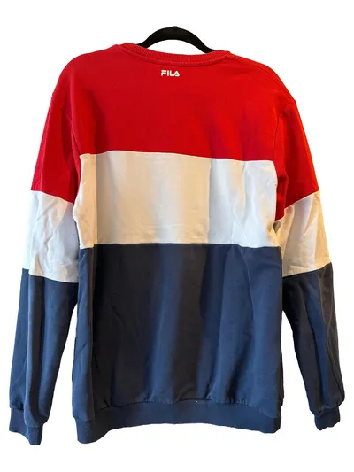 FILA Herren Sweatshirt Logo-Print Sportlich Mehrfarbig Gr. M (48)
