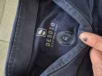 DeSoto Herren Business Hemd Jersey Langarm Blau Gr. 52/XL 5