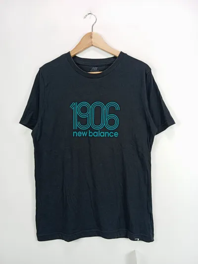 New Balance 1906 T-Shirt Herren Schwarz Gr. M Sportlich Freizeit