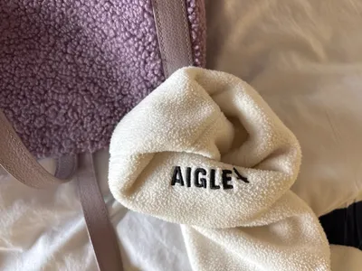 Aigle Fleece Stiefelstrümpfe Einheitsgröße Beige Outdoor Warm
