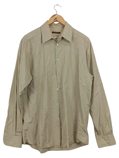 Louis Vuitton Herren Business Hemd Gr. 42 Beige Elegant
