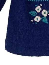 Du Pareil Au Même Strickjacke Mädchen Gr. 110 Blau Charmant Blumenmuster 5