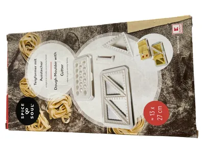 SPICE & SOUL Teigformer Ausstecher Nudeln Pasta Ravioli Formen Weiß Kunststoff