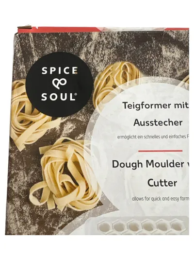 SPICE & SOUL Teigformer Ausstecher Nudeln Pasta Ravioli Formen Weiß Kunststoff