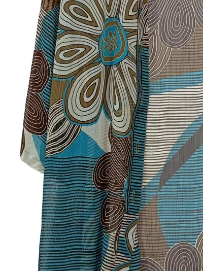 Chalou Damen Bluse mit Blumenmuster Gr. 46 Mehrfarbig Casual