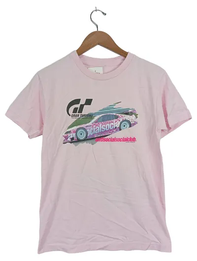 Anti Social Social Club Gran Turismo T-Shirt Damen Pink Gr. S Streetwear