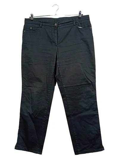 BRAX Damen Stoffhose Schwarz Größe 46/W36 3XL Casual 5-Pocket