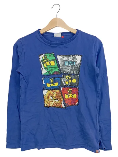 LEGO Wear Ninjago Langarmshirt Kinder Jungen Blau Gr. 152