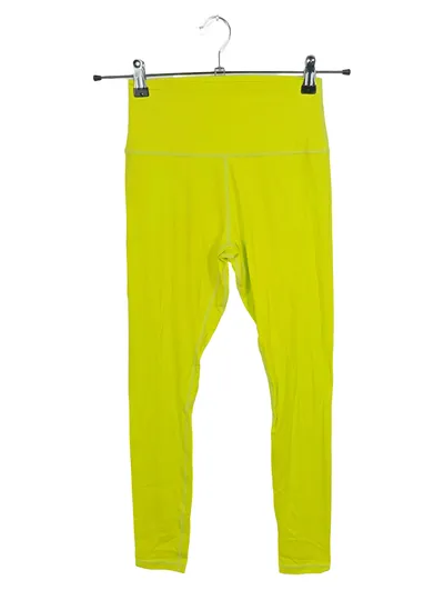 ZENCORE YOGA Damen Leggings S Sportlich Gelb