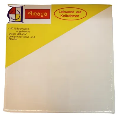 Amaya Leinwand auf Keilrahmen 20x20 cm 100% Baumwolle 280g/m² Acryl Öl