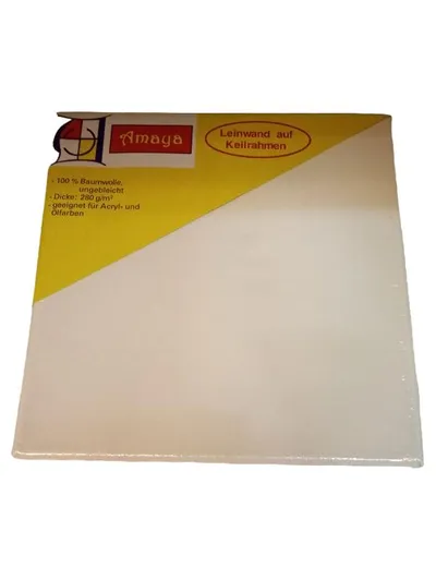 Amaya Leinwand auf Keilrahmen 20x20 cm 100% Baumwolle 280g/m² Acryl Öl