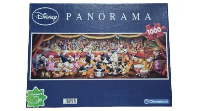 Clementoni Disney Panorama Puzzle 1000 Teile Orchester Mickey Mouse Bühne