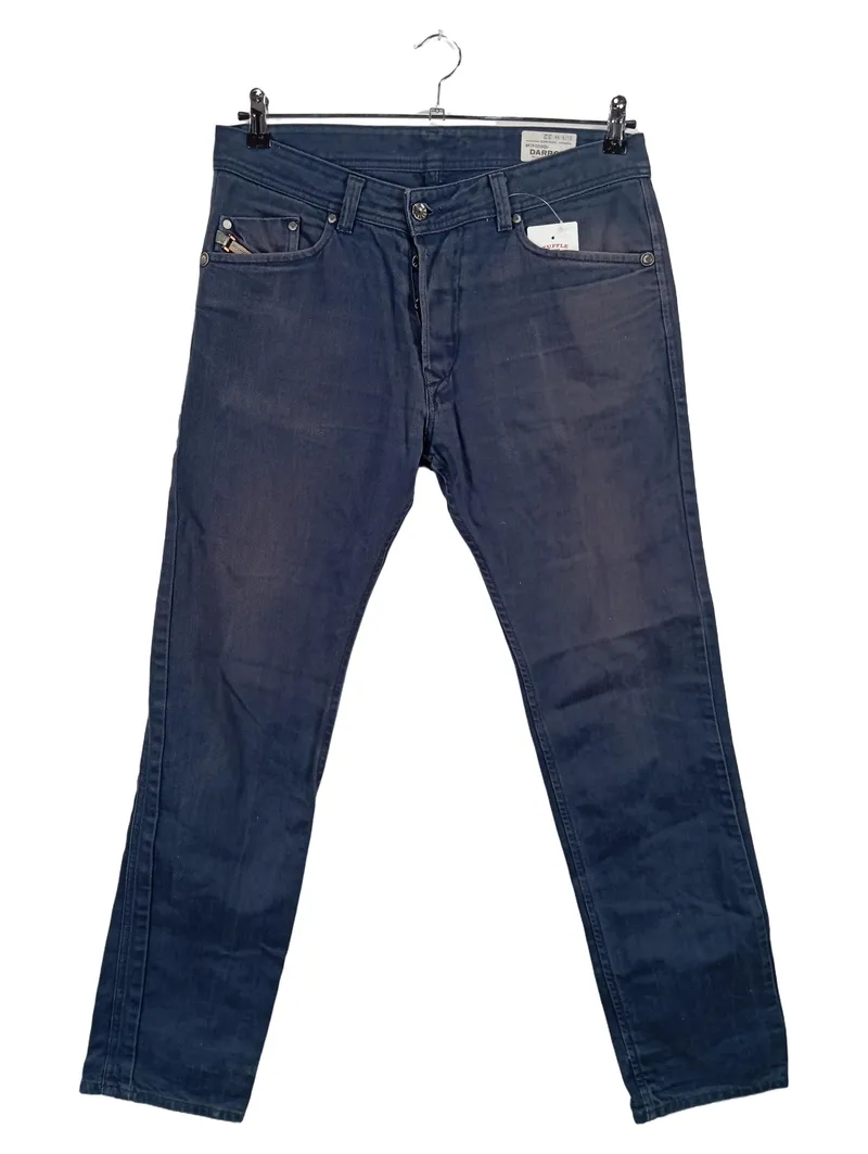 Diesel Darron Herren Jeans Regular Slim Tapered W32 L32 Blau Denim 1