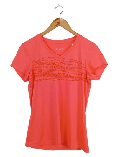 Icepeak Damen Sport Shirt Gr. 40/L Orange Sportlich Kurzarm