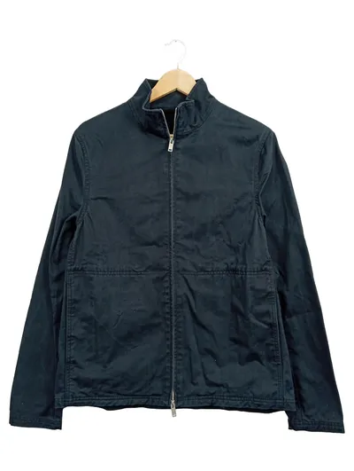 COS Herren Blouson Jacke Gr. 36 Schwarz Baumwolle Casual