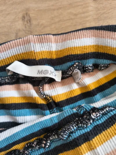 MEXX Kinder Leggings Mädchen Gr. 98/104 gestreift Rippstrick