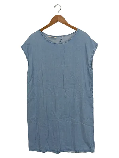 Kauf Dich Glücklich Damen Jeanskleid Lyocell Blau Gr. 40/L Freizeitkleid