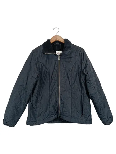 Schöffel Steppjacke Damen Schwarz Gr. 40 Outdoor Übergangsjacke Polyester