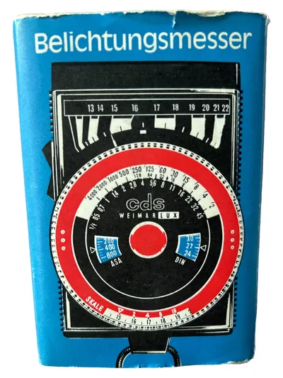 Weimar Lux Belichtungsmesser 11600 Analog Lichtmessgerät Fotozubehör Blau