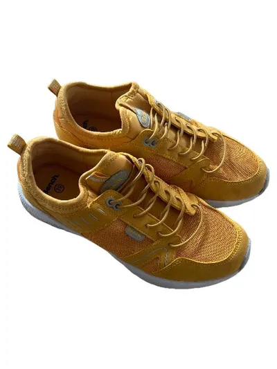 Bench. Damen Sneaker Low Turnschuhe Gr. 39 Gelb Sportlich