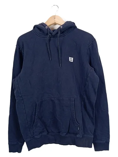 Les Deux Herren Kapuzenpullover Hoodie Blau Gr. 48/M Casual