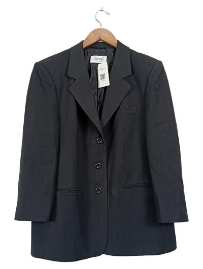 delmod Sakko Damen Business Blazer Gr. 21 (42/XL) Grau Elegant Büro