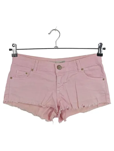 Topshop Damen Jeans Shorts Pink Gr. 26 MOTO Casual Baumwolle