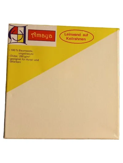 Amaya Keilrahmen Leinwand 20x20 cm 100% Baumwolle 280g/m² Acryl Ölfarben