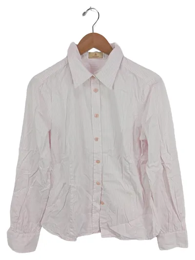 AIGNER Damen Business Hemd Gr. 42/XL Rosa Gestreift