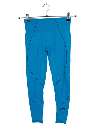 YOKKAO Damen Leggings M/L Blau Sportlich Fitness Hose