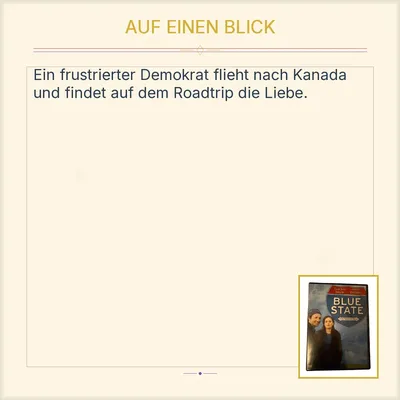 Blue State DVD Romcom Breckin Meyer Anna Paquin Eine Reise ins Blaue