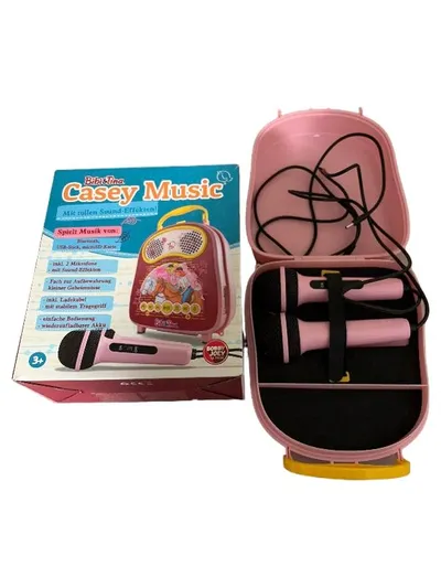 X4-TECH Casey Music Bibi & Tina Kinder Musikspieler Rosa Tiermotive