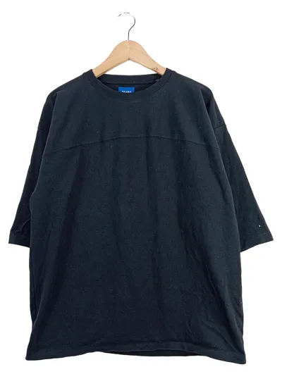 BEAMS Herren T-Shirt Gr. XL Schwarz Casual Baumwolle Logo