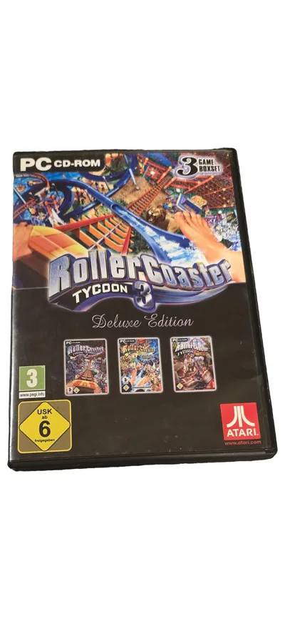 Atari RollerCoaster Tycoon 3 Deluxe Edition PC CD-ROM Simulation Freizeitpark
