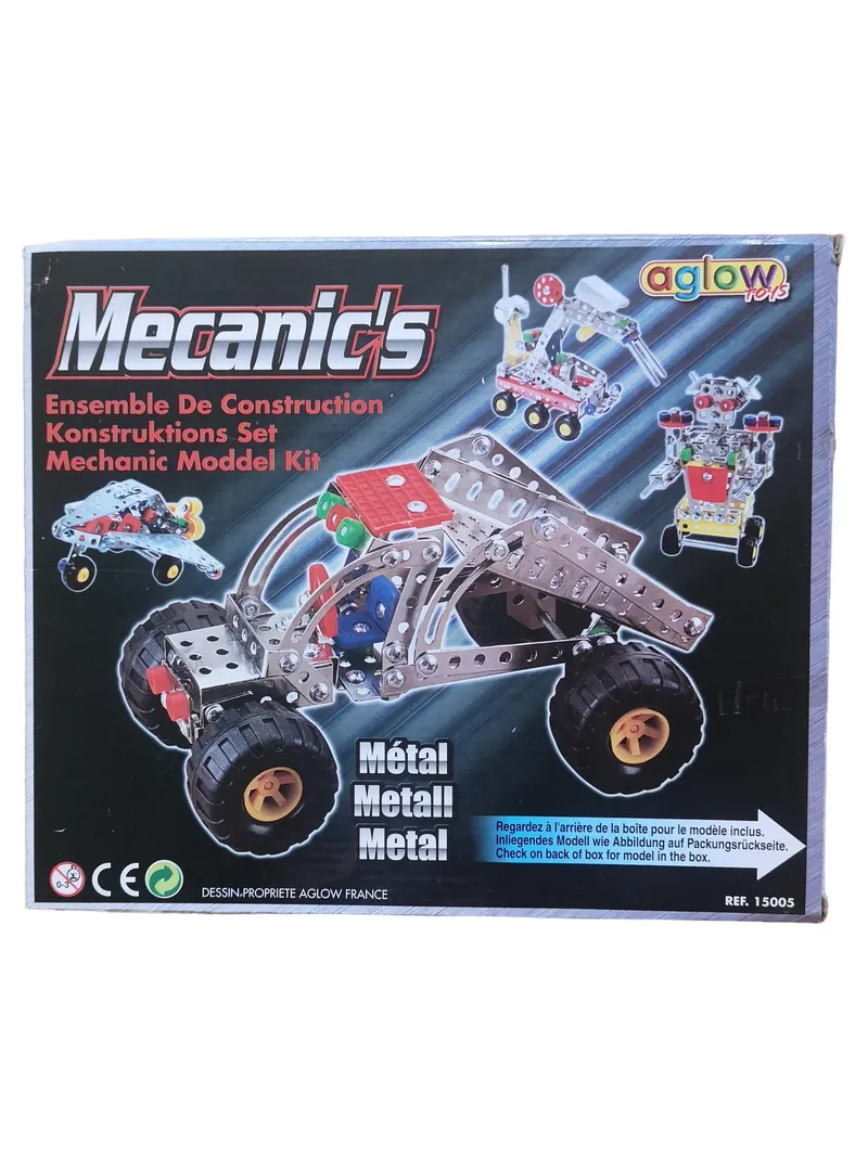 Aglow Toys Mecanic's Metall Konstruktionsset Bauset Kinder Fahrzeug Bausatz 1