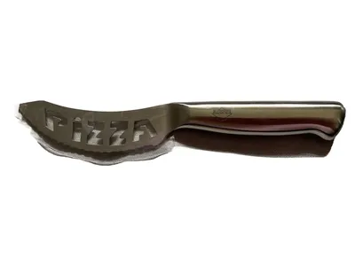 Küchenprofi Pizzamesser Pizzaschneider Edelstahl Pizza Knife Wiegemesser