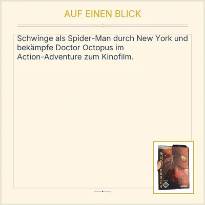 Spider-Man 2 The Game PC CD-ROM Activision Actionspiel Deutsch