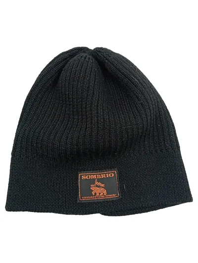 Sombrio Mütze Herren Beanie Schwarz Sportlich Strickmütze Freizeit