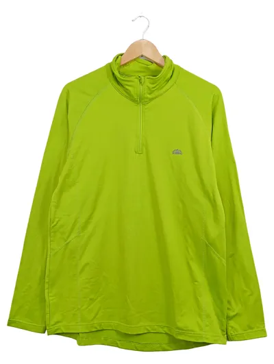 NORDCAP Herren Sport Shirt Langarm Gr. 40 Grün